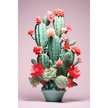 Cactus in Pot canvas